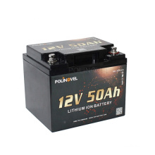 Polinovel Solar Storage Lifepo4 Lithium Li ion Rechargeable Battery Pack 12v 50ah